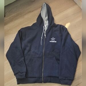 NWT NFL Apparel Dallas Cowboys Zip Hoodie